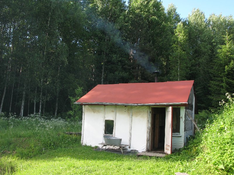 Отдых на хуторе, баня