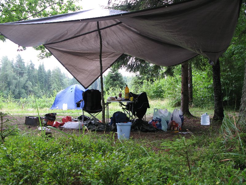 озеро Рае (Rae järv). Тент