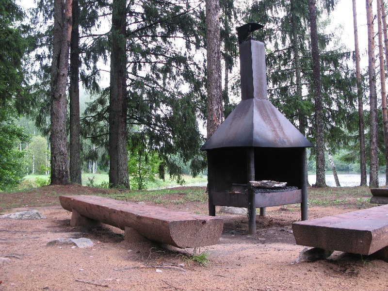 озеро Рае (Rae järv). Стационарное место для костра