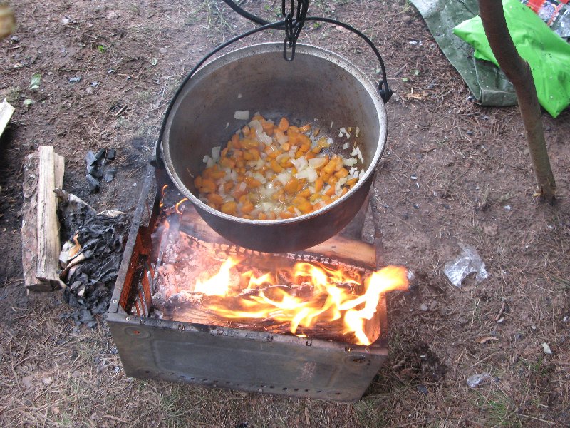 озеро Рае (Rae järv). Начало супа