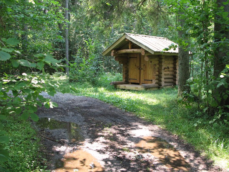 озеро Рае (Rae järv). Туалет