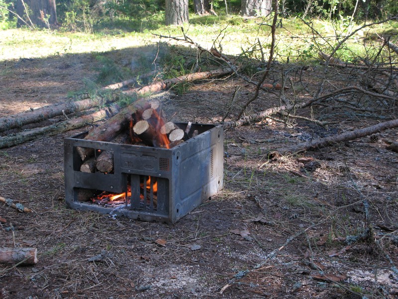 Мангал.  Матсиранд 2009. Отдых в Эстонии, Матсиранд (пляж Матси, Matsirand).