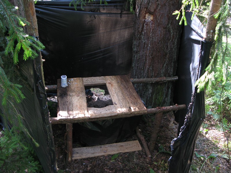 Туалет.  Матсиранд 2009. Отдых в Эстонии, Матсиранд (пляж Матси, Matsirand).