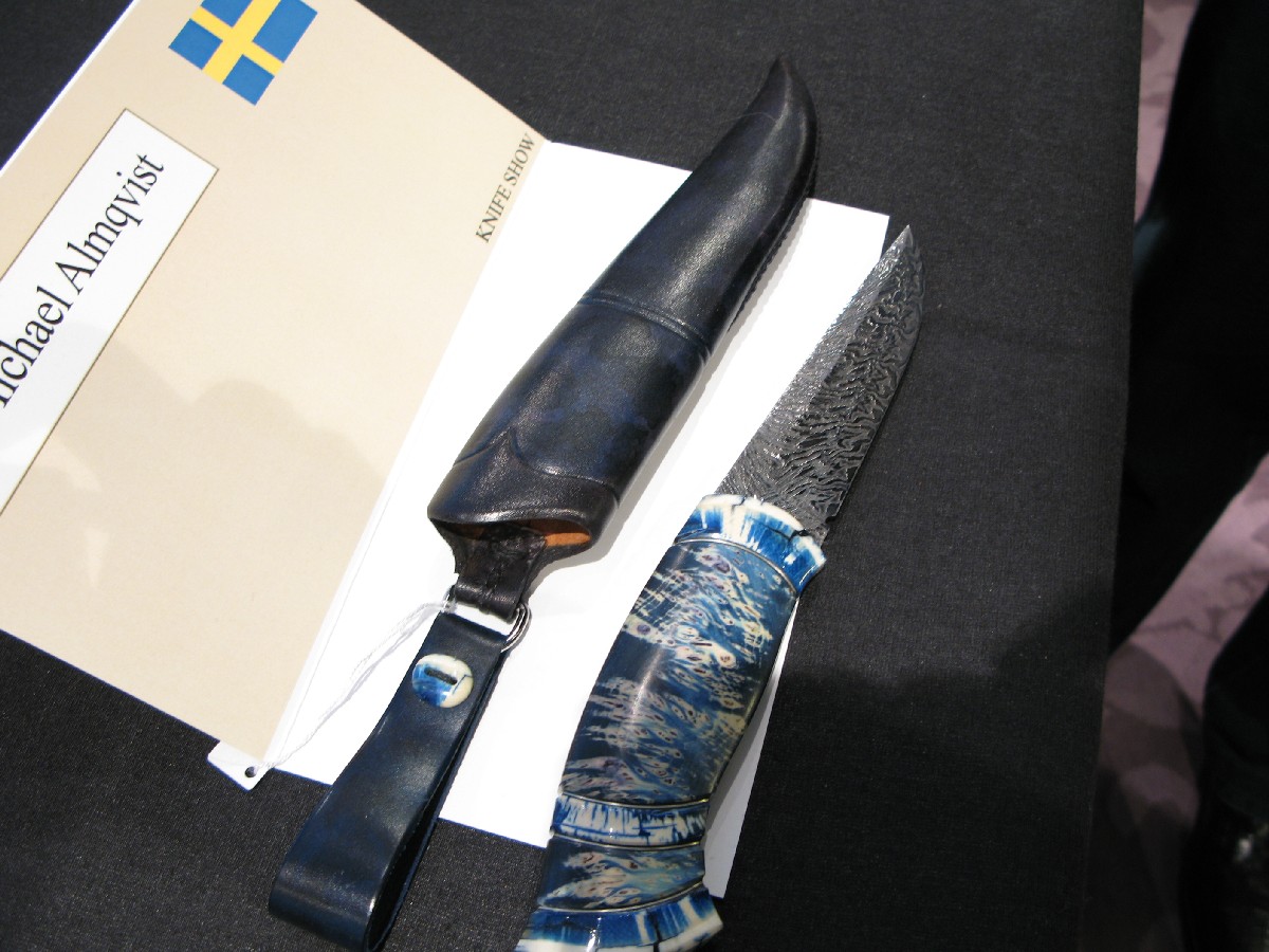 CarlMichael Almqvist. Helsinki Knife Show 2011.