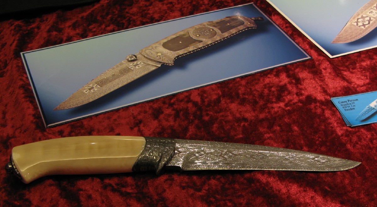 Conny Persson. Helsinki Knife Show 2011.