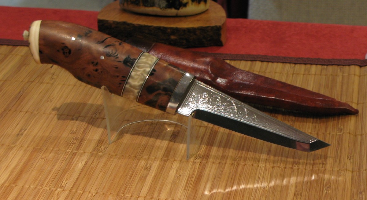 Maihkel Eklund. Helsinki Knife Show 2011.
