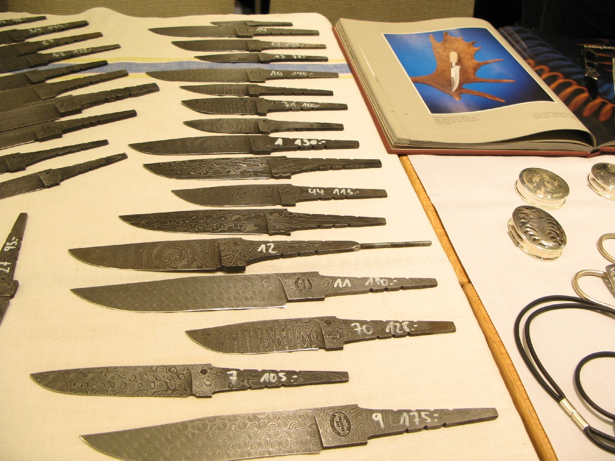 Jan Krauter. Helsinki Knife Show 2011.