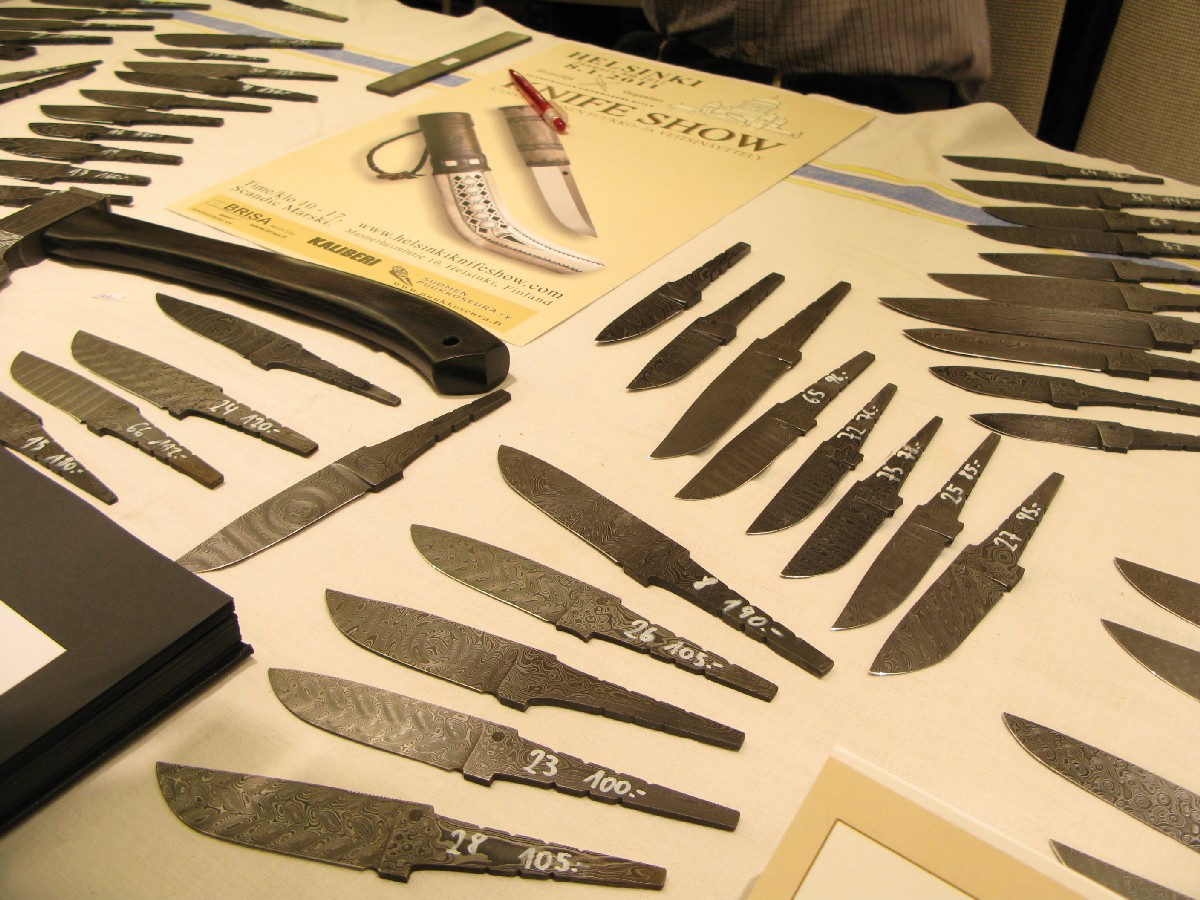 Jan Krauter. Helsinki Knife Show 2011.