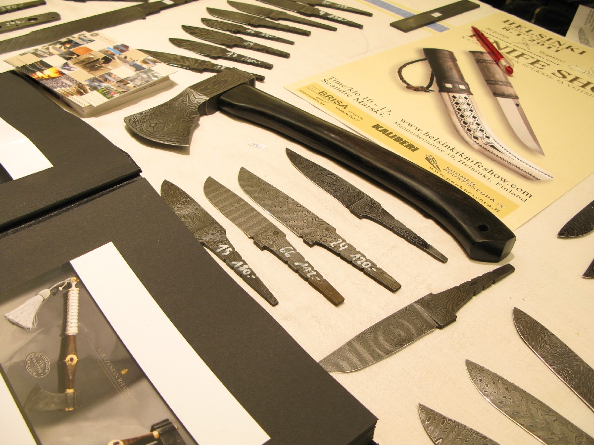 Jan Krauter. Helsinki Knife Show 2011.