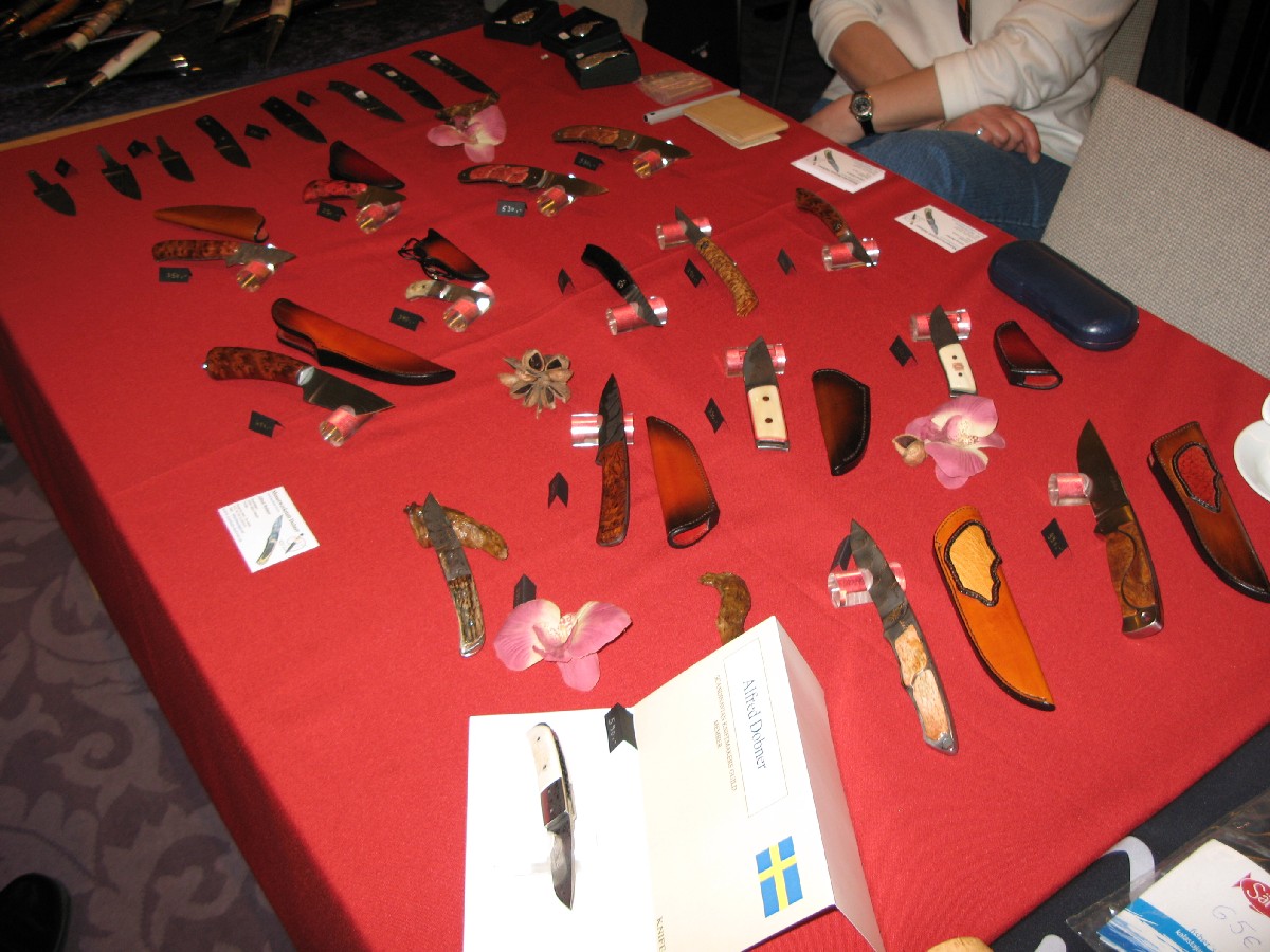 Alfred Dobner. Helsinki Knife Show 2011.