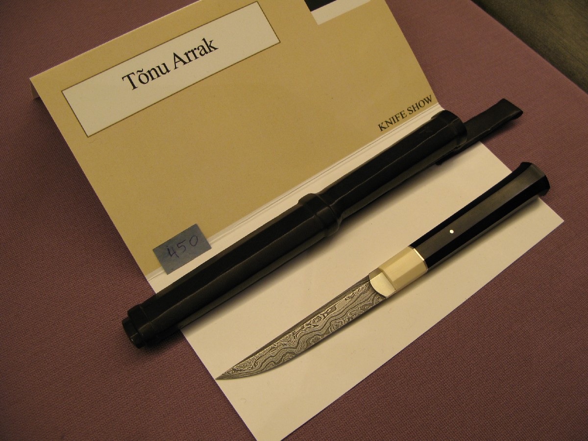 Tõnu Arrak. Helsinki Knife Show 2011.