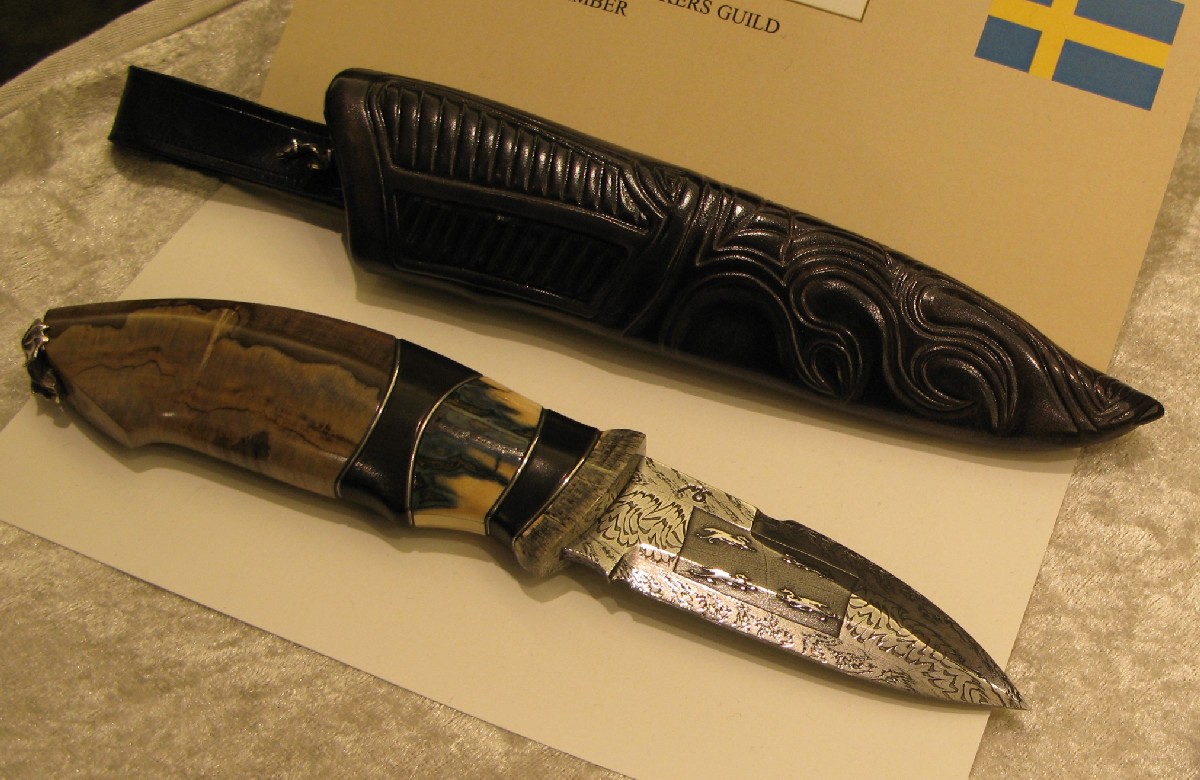 Thomas Löfgren, Claes Löfgren. Helsinki Knife Show 2011.