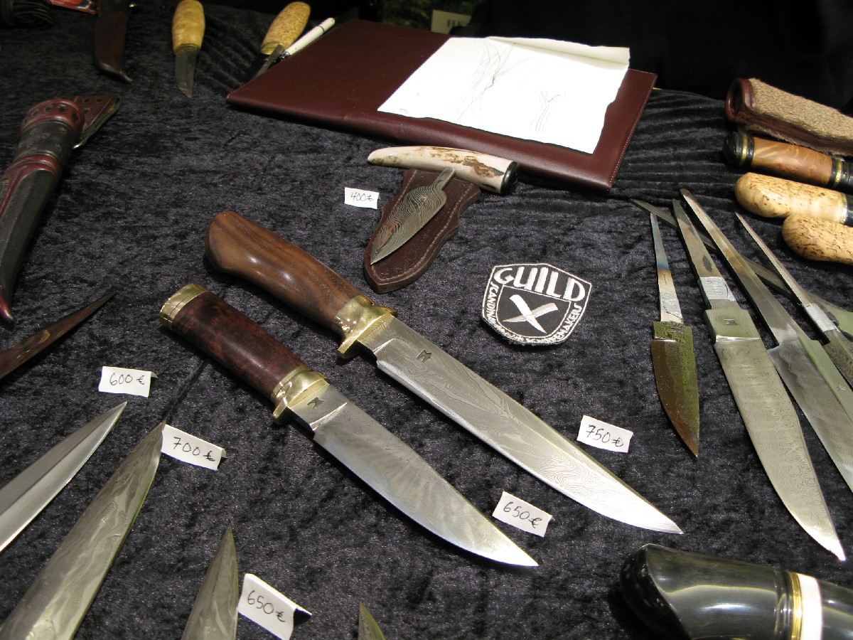 Markku Vilppola. Helsinki Knife Show 2011.