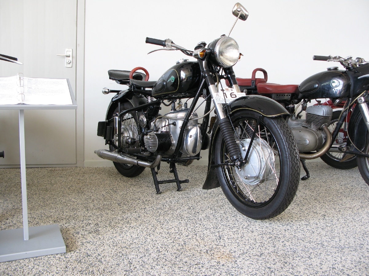 Мотоцикл MZ. Рижский Моторный музей. 