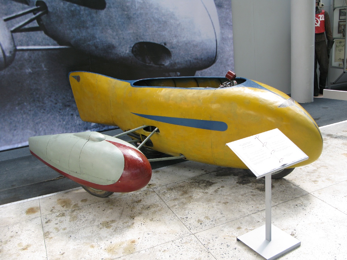 Мотоцикл EKE - 1 AR BLAKUSVĀĢI. 1952. Рижский Моторный музей. 