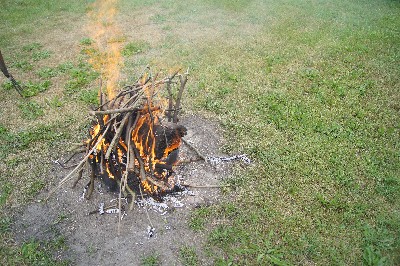 Заезд на огород