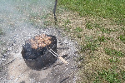 Заезд на огород