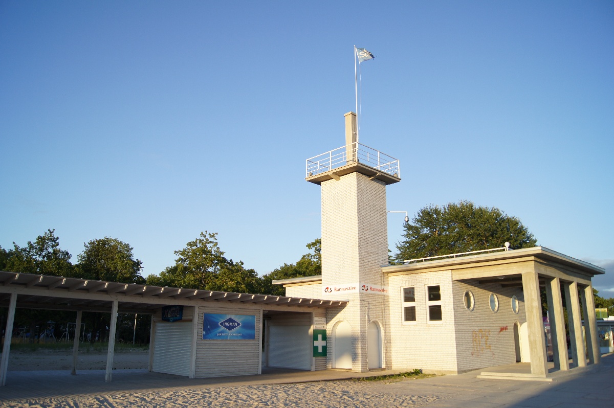 Центральный пляж. Город Пярну.