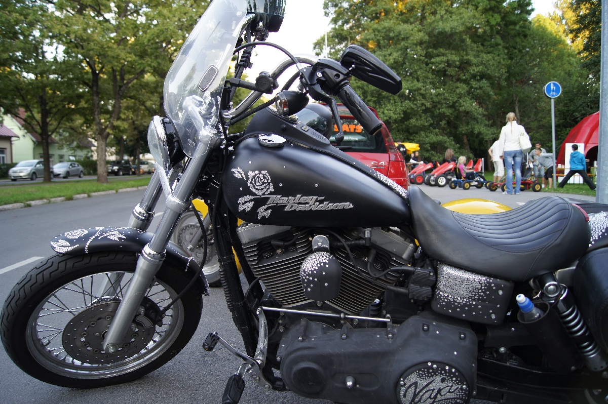 Harley Davidson. Город Пярну.