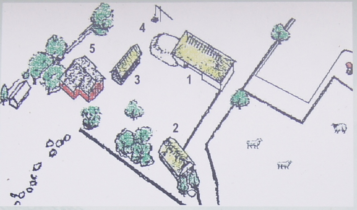 Карта местности. Музей Виймси на открытом воздухе.