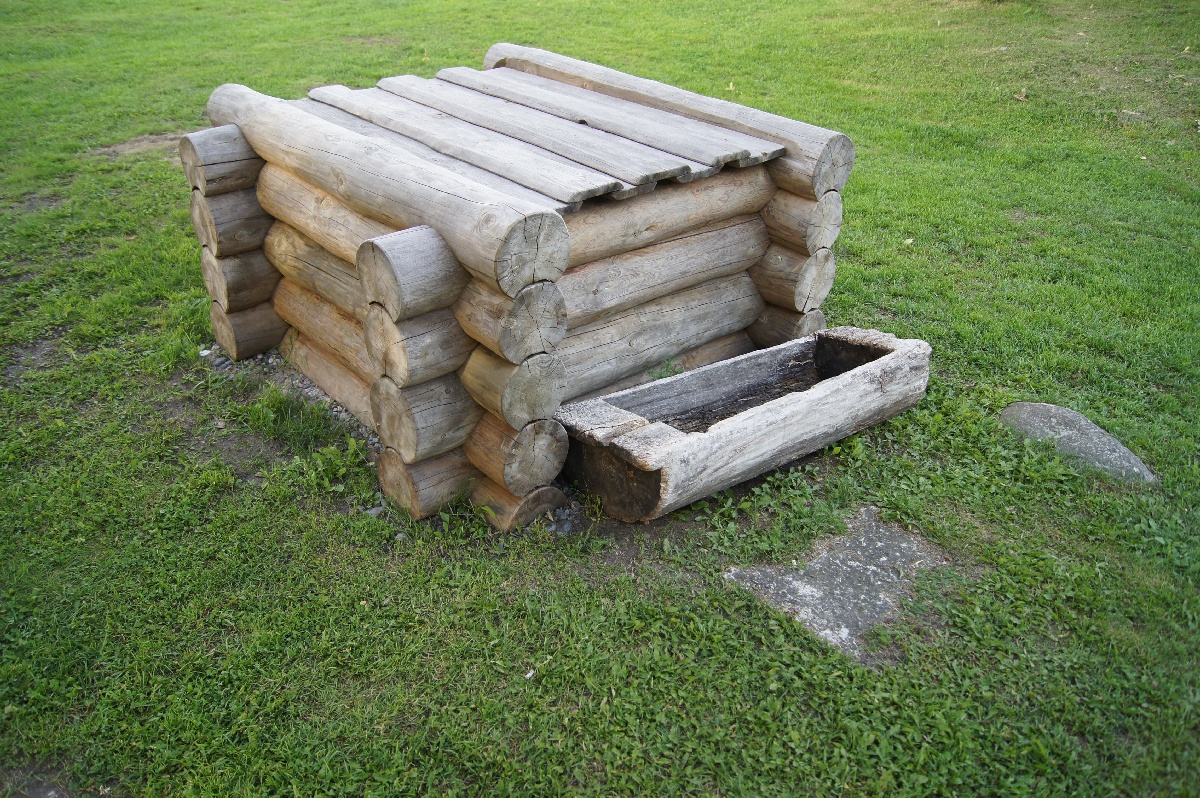 Колодец. Музей Виймси на открытом воздухе.