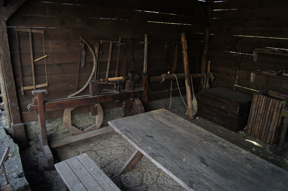 Carpentry.  Rakvere Castle.