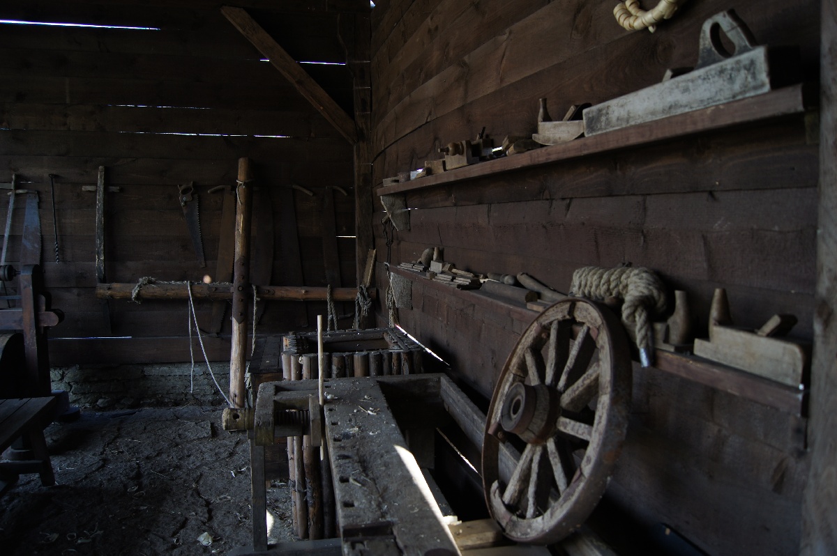 Мастерская плотника. Замок (городище) Раквере.