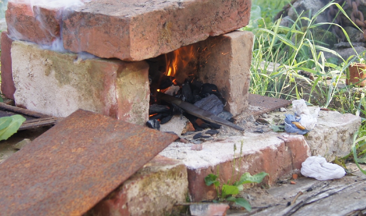 Кузнечная работа. Алатскиви Эстония (Alatskivi Eesti), ножи ручной работы