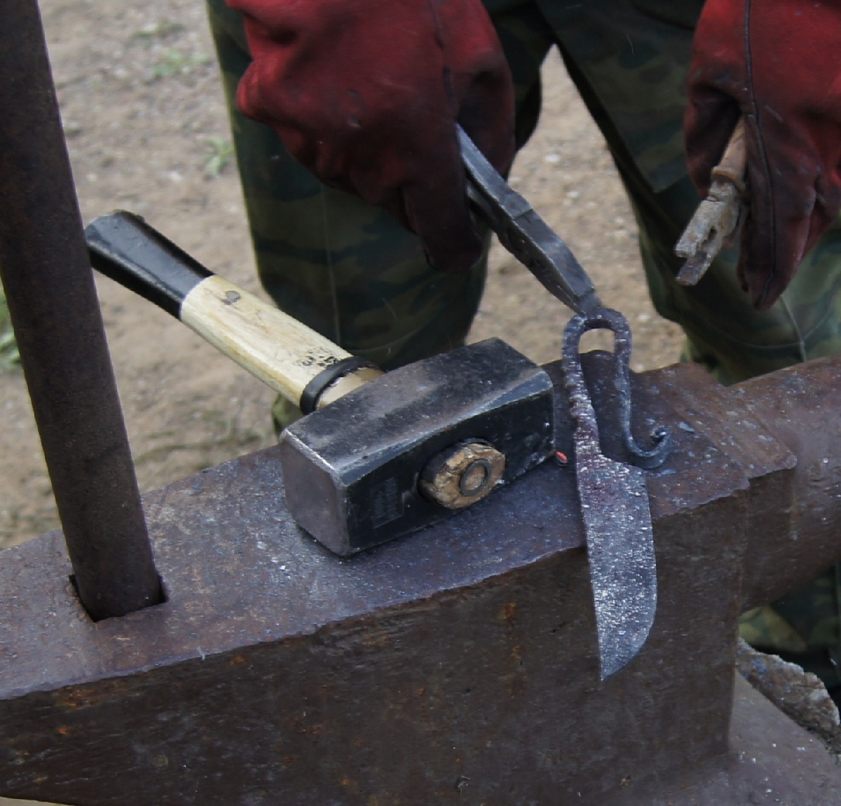 Кузнечная работа. Алатскиви Эстония (Alatskivi Eesti), ножи ручной работы