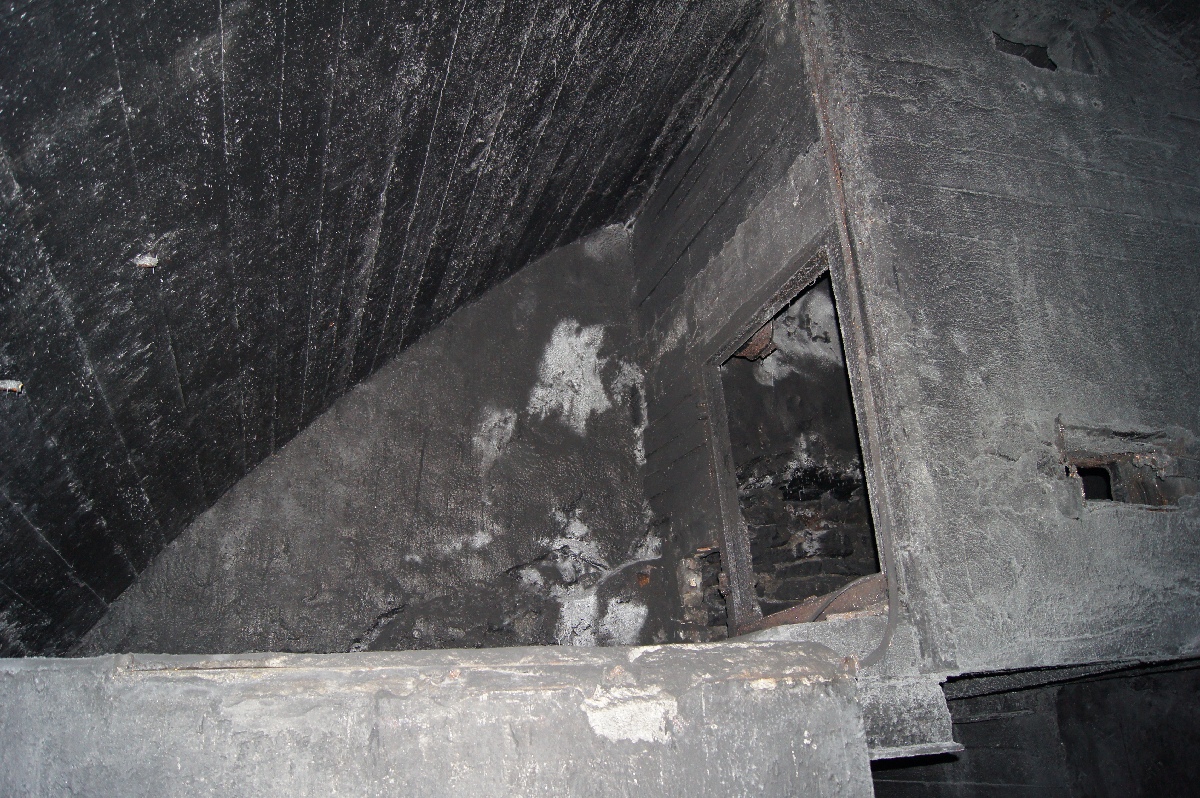 Inside the tunnel.  Astangu Military Base.