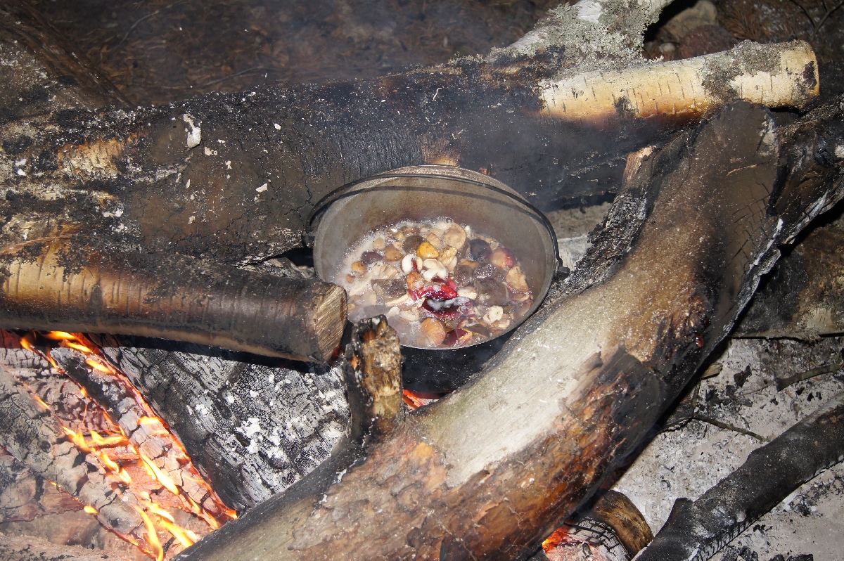 Костёр.  Матси ранд 2011. Отдых в Эстонии, Matsi rand.