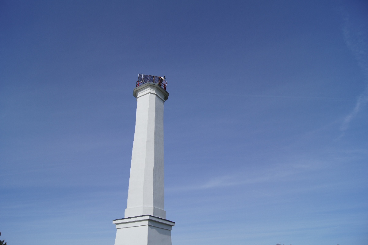 Lighthouse.  Matsi rand 2011. Holiday in Estonia, Matsi beach.