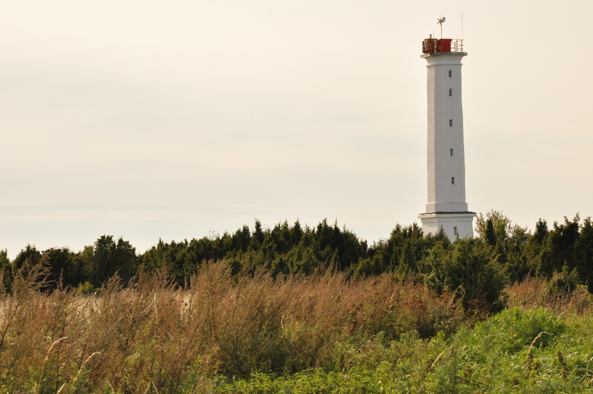 Lighthouse.  Matsi rand 2011. Holiday in Estonia, Matsi beach.
