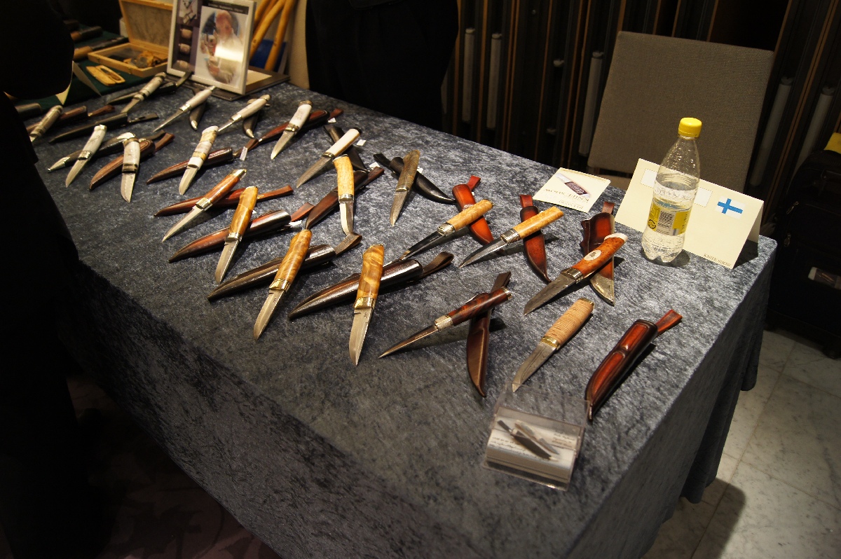 Erik Nylund. Helsinki Knife Show 2012.