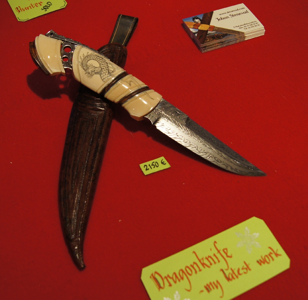 Johan Stenevad. Helsinki Knife Show 2012.