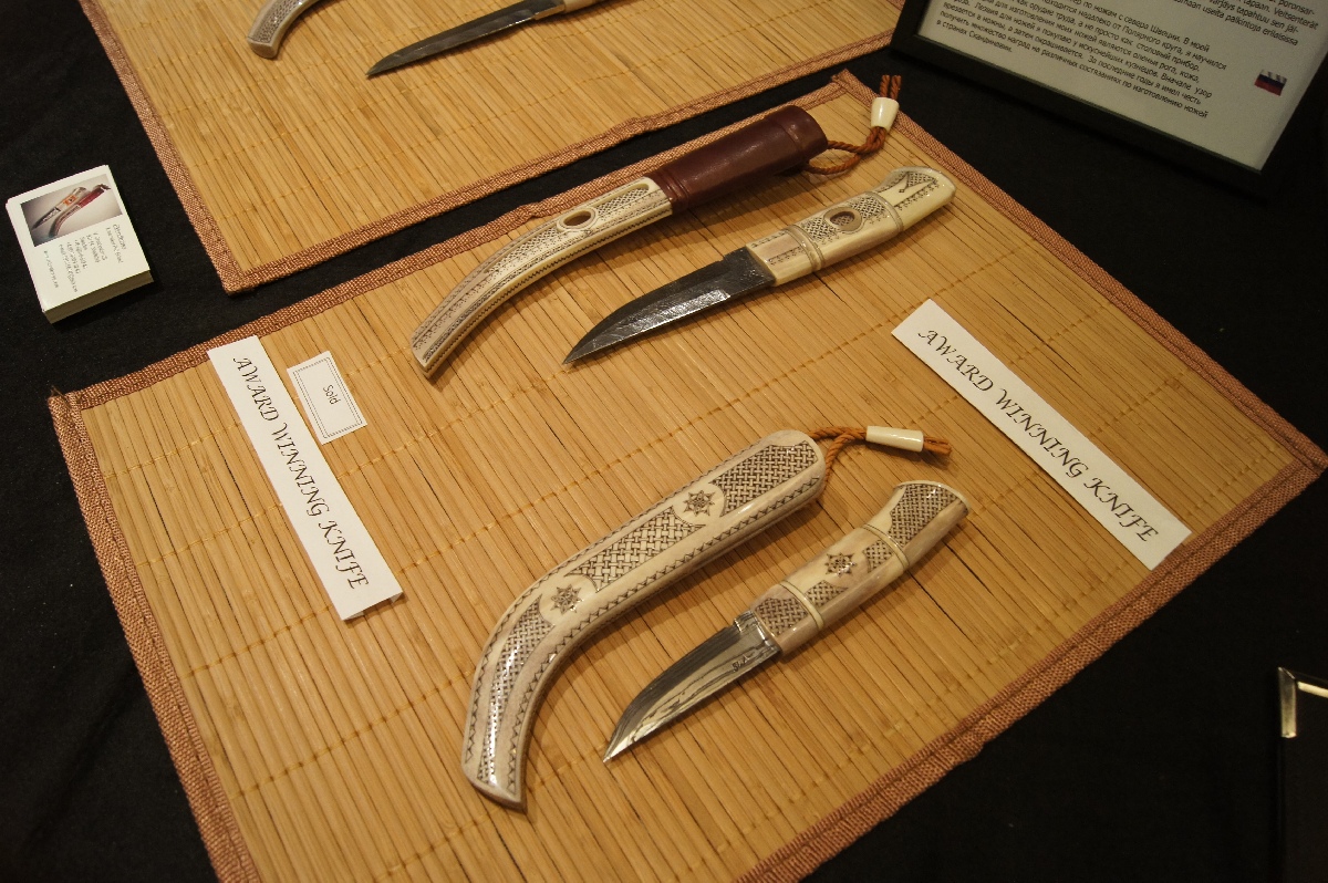 P-O Eklund. Helsinki Knife Show 2012.