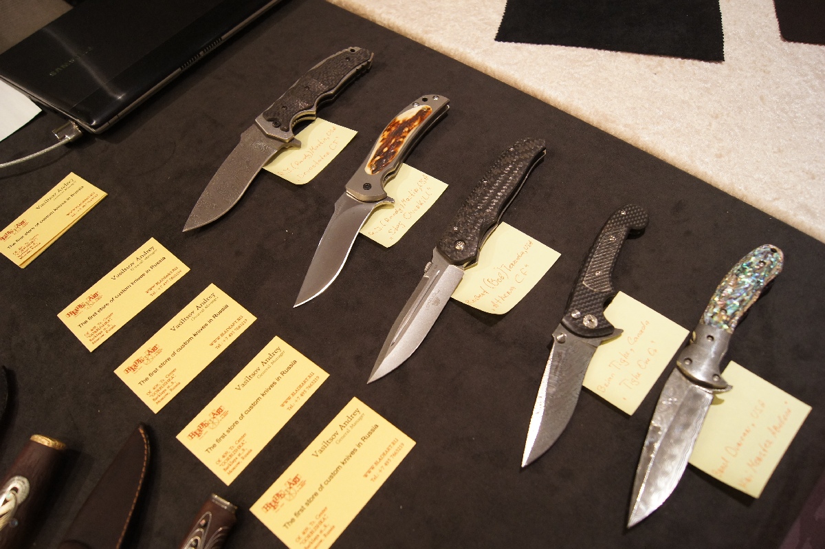 Andrey Vasiltsov. Helsinki Knife Show 2012.