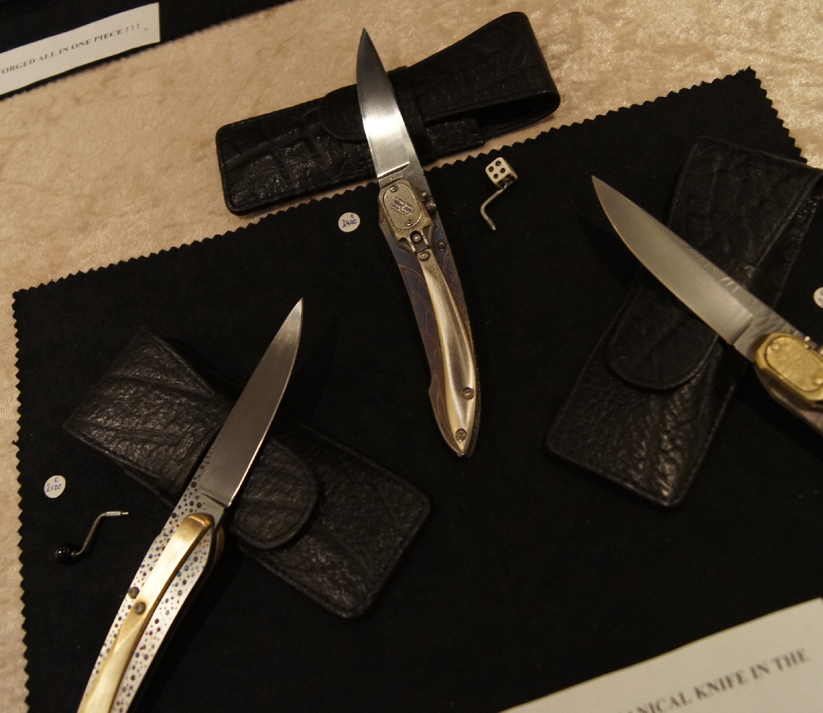 Alain Valette. Helsinki Knife Show 2012.