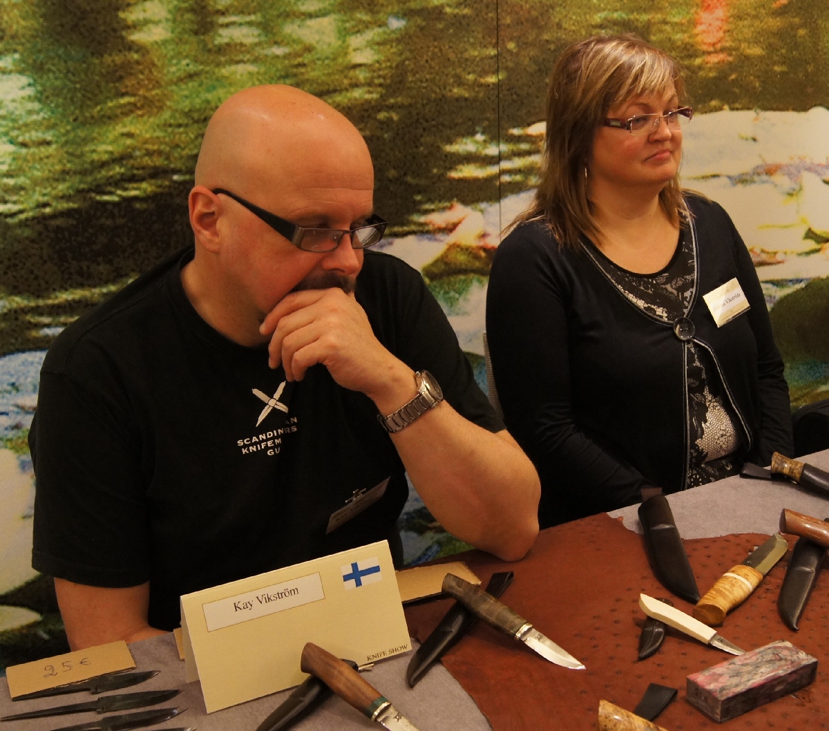 Kay Vikström. Helsinki Knife Show 2012.