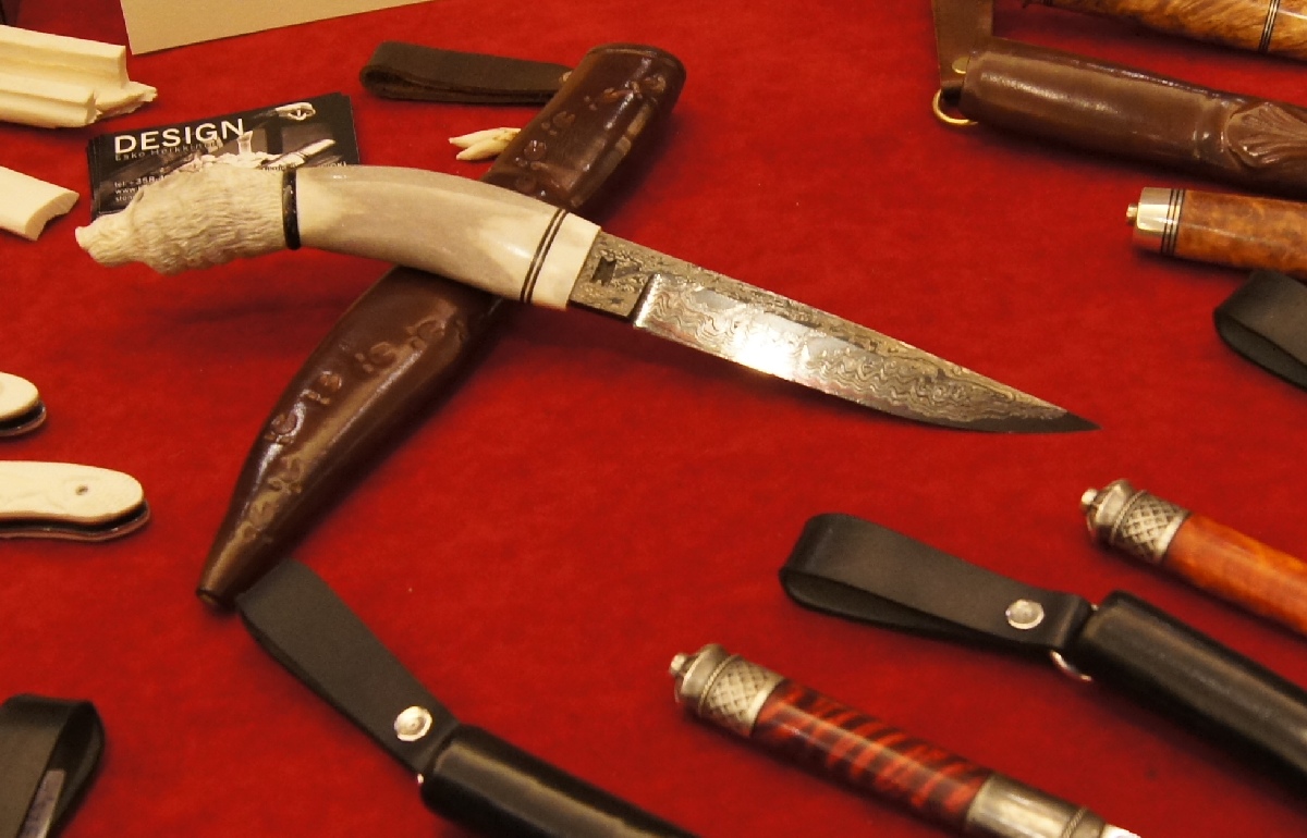 Esko Heikkinen. Helsinki Knife Show 2012.