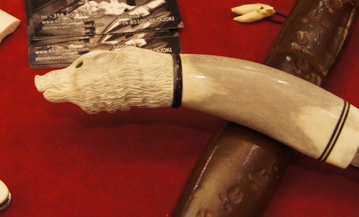 Esko Heikkinen. Helsinki Knife Show 2012.