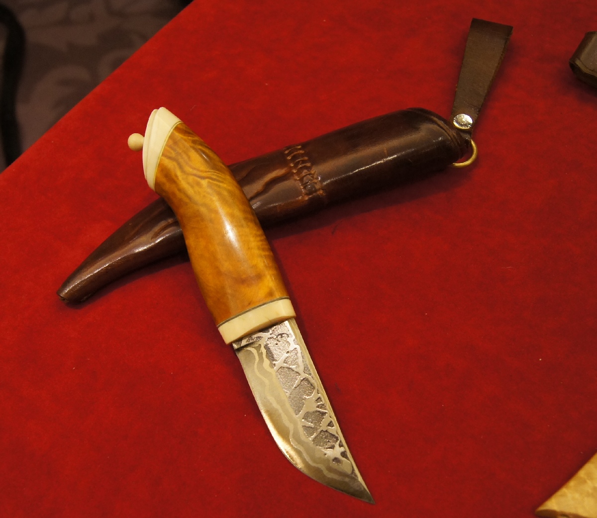 Esko Heikkinen. Helsinki Knife Show 2012.