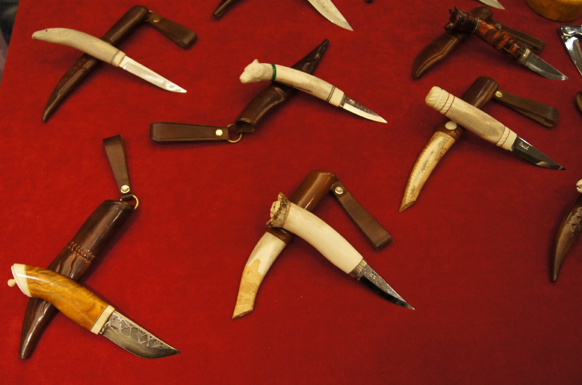 Esko Heikkinen. Helsinki Knife Show 2012.