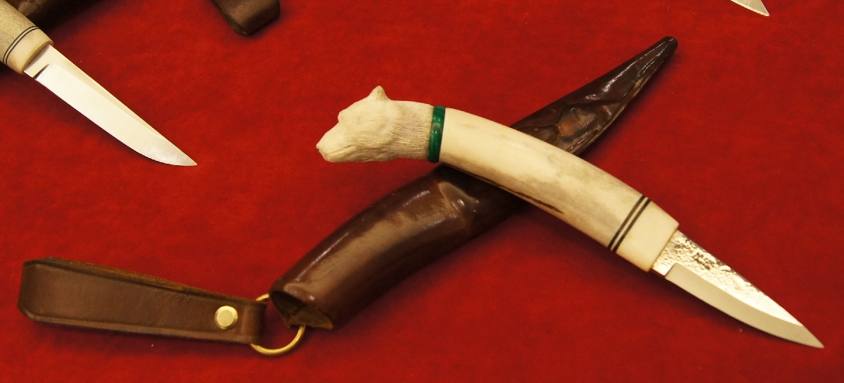 Esko Heikkinen. Helsinki Knife Show 2012.