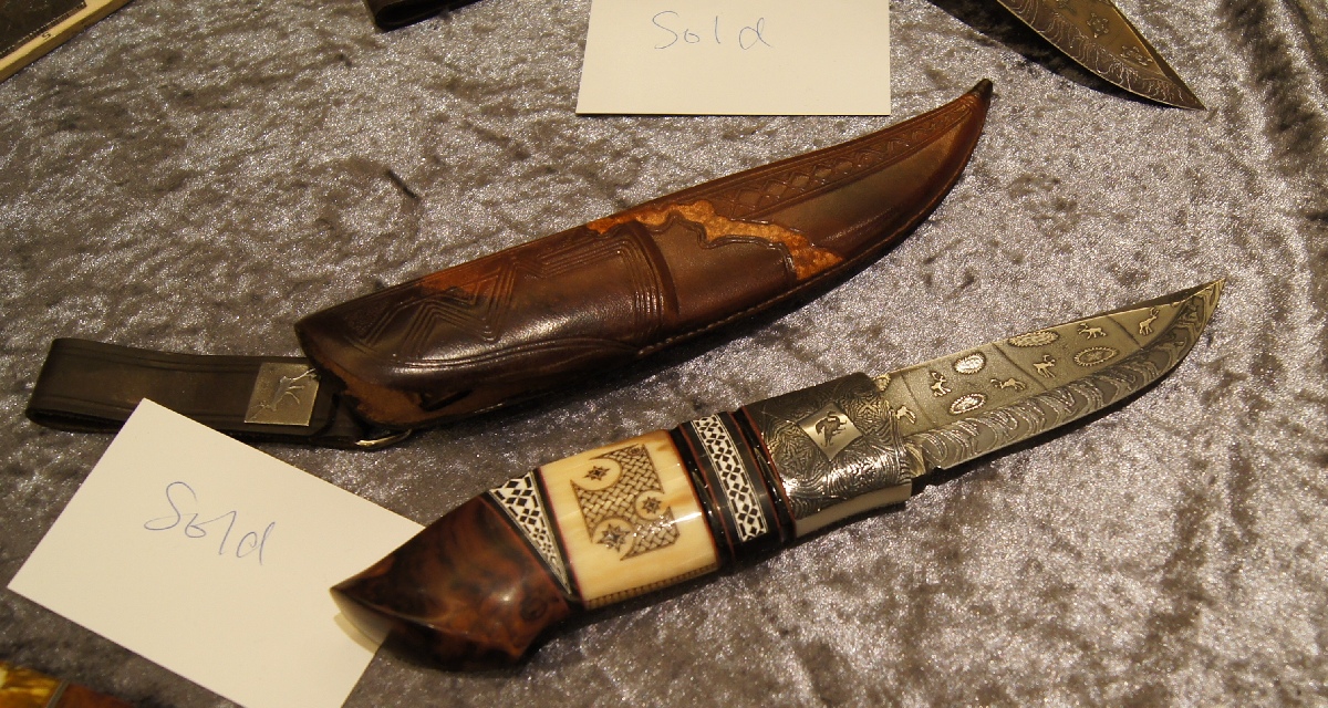 Mattias Styrefors, Jonny Walker Nilsson. Helsinki Knife Show 2012.