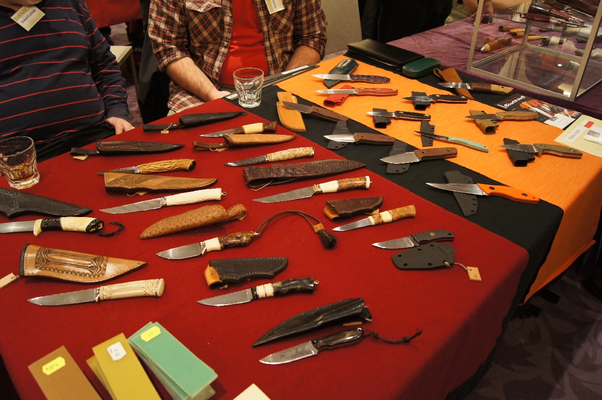 Wojtek Zawada, Robert Lazinski. Helsinki Knife Show 2012.