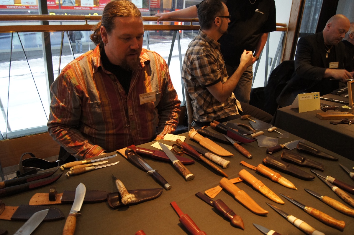 Theo Eichorn. Helsinki Knife Show 2012.