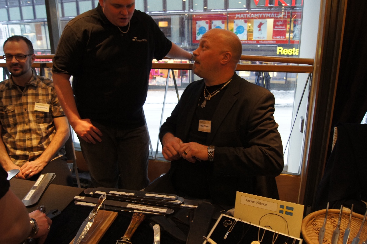 Anders Nilsson. Helsinki Knife Show 2012.