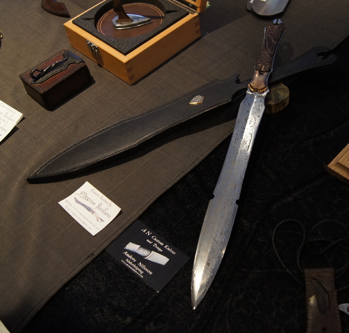 Anders Nilsson. Helsinki Knife Show 2012.