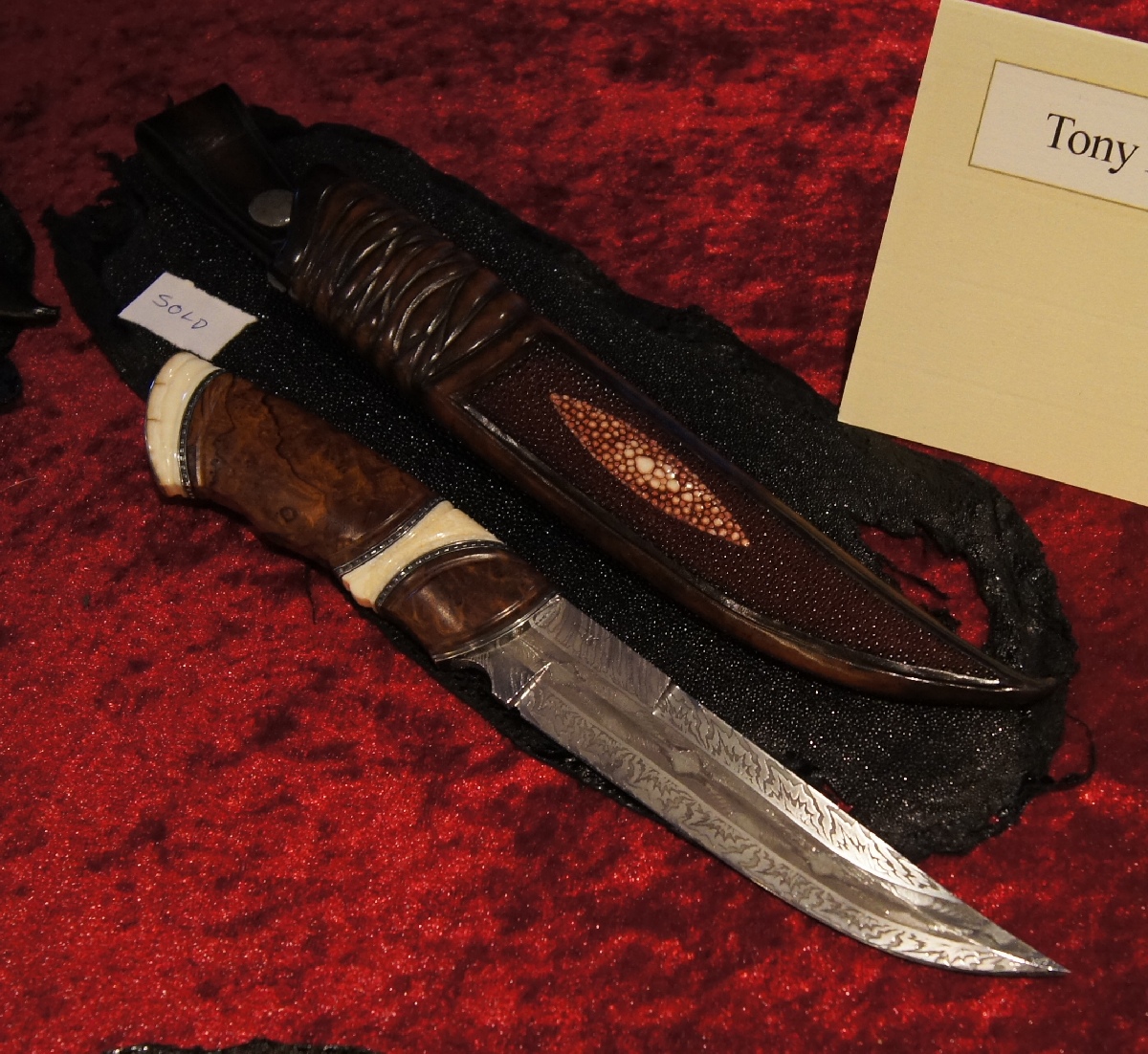 Tony Karlsson. Helsinki Knife Show 2012.